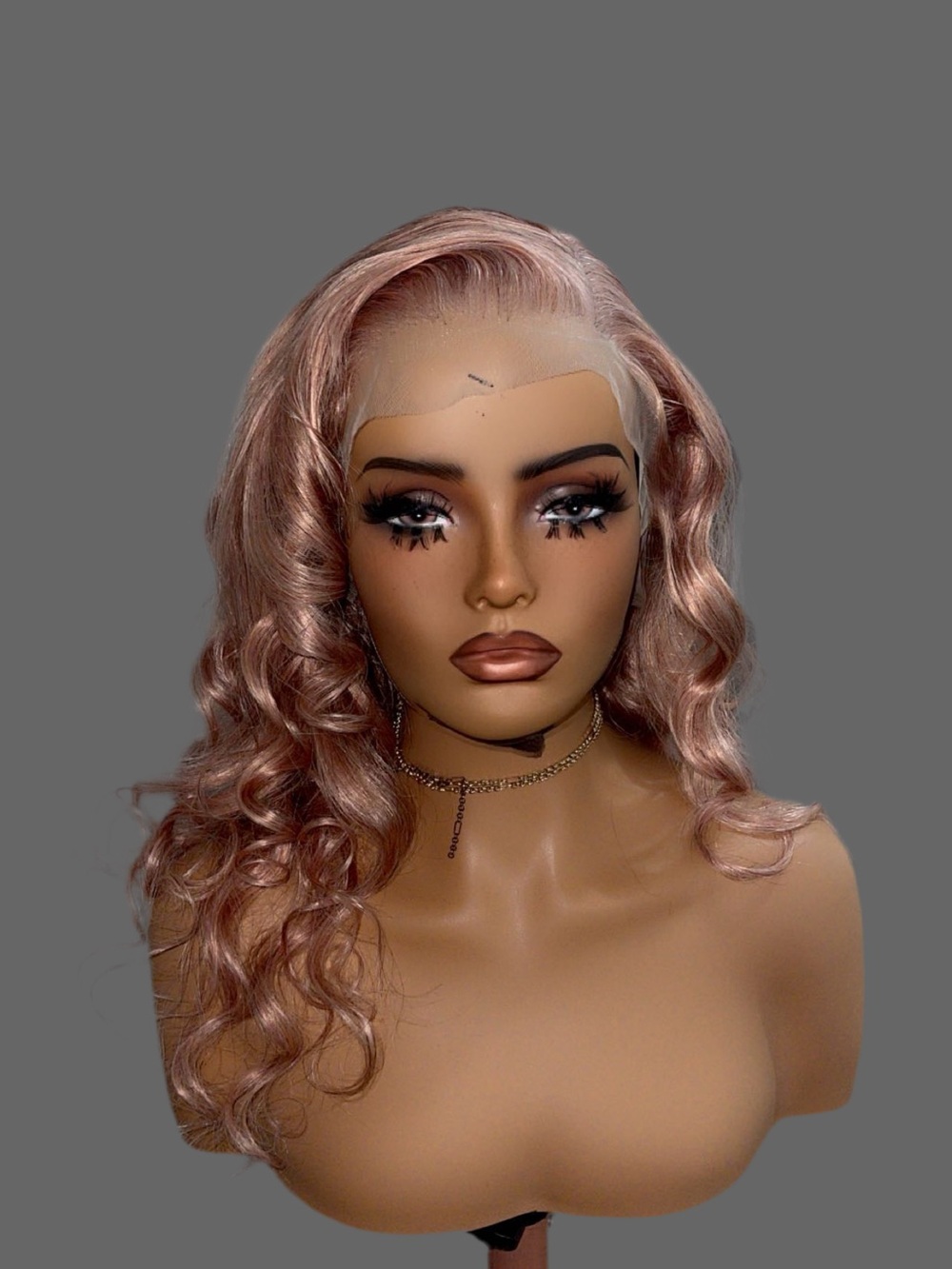 Rose Gold Lace Front Wig - Ashlyn 20”